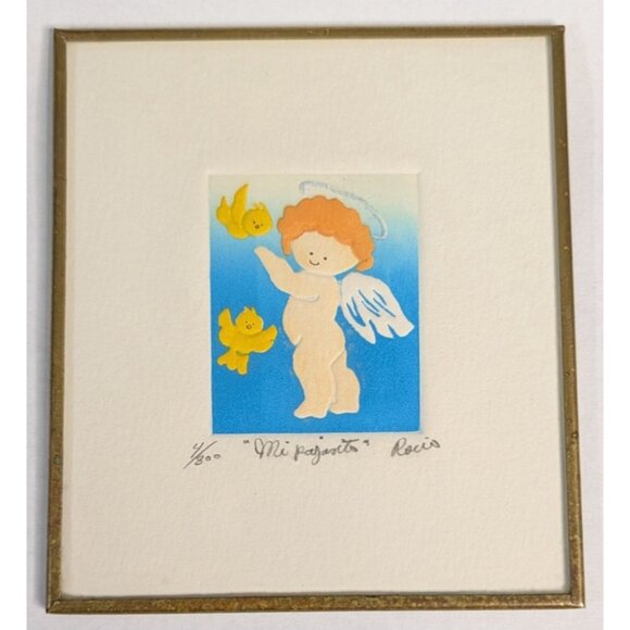 Rocio Pindter Mi Pajarito Limited Edition Print Framed 'My little bird' - Picture 9 of 14